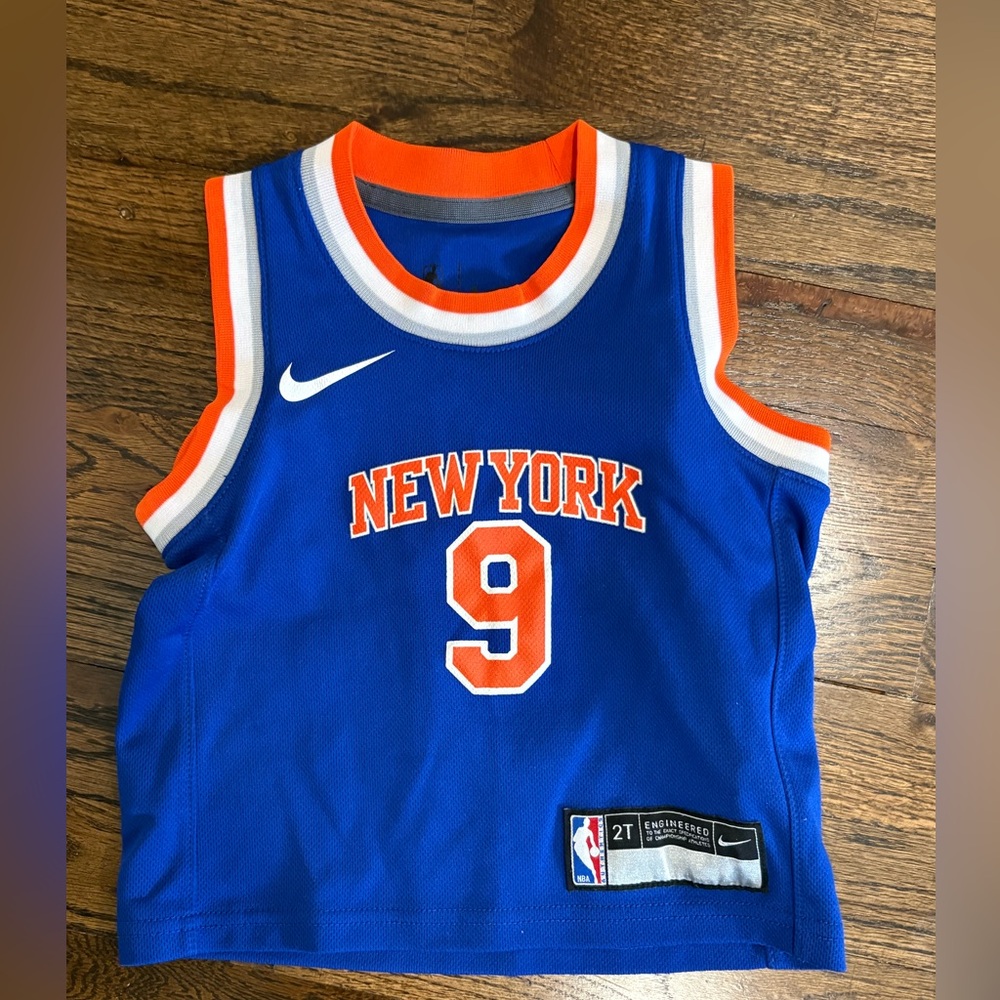 Nike Kids' Blue & Orange New York Knicks Jersey
